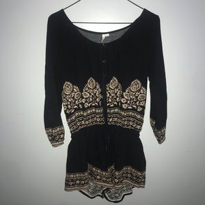 Rip Curl Black Romper